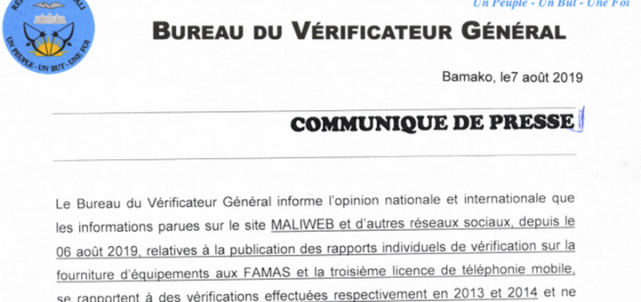 Communique de presse Intro