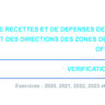Vérification financière : Opérations de Recettes et de Dépenses de la Direction Générale et des Directions des Zones de Production Office Niger